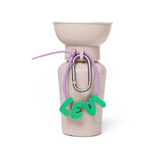 Silicone Dog Charms | Letters & Symbols for Personalized Dog Collars and Leashes - Green