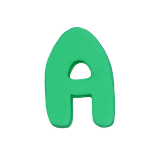 Silicone Dog Charms | Letters & Symbols for Personalized Dog Collars and Leashes - Green