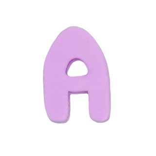 Silicone Dog Charms | Letters & Symbols for Personalized Dog Collars and Leashes - Lilac