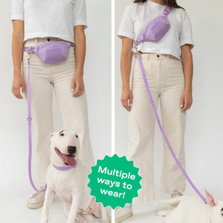 Sling Bag + Dog Leash Lilac