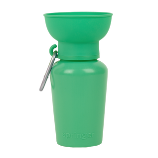 Springer Flip Dog Travel Water Bottle Springer Green