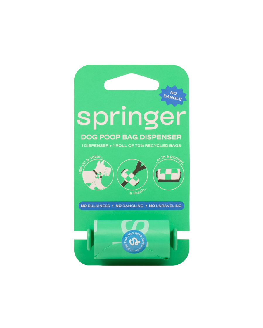 Premium Dog Poop Bag Dispenser + 15 Bags