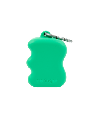 Silicone Dog Treat Dispenser Springer Green