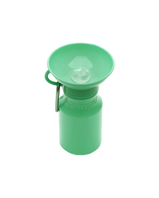 15oz Mini Springer Dog Travel Bottle Springer Green
