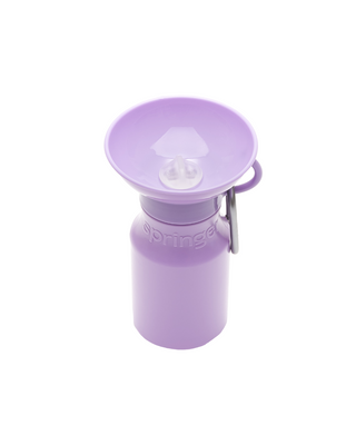 15oz Mini Springer Dog Travel Bottle Lilac