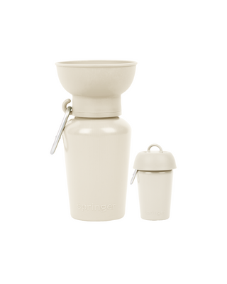 20oz Flip Springer Dog Travel Bottle Oat