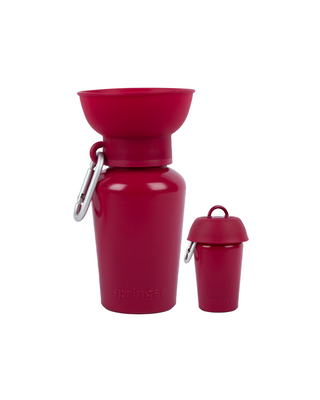 20oz Flip Springer Dog Travel Bottle Mulberry