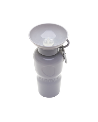 22oz Classic Springer Dog Travel Bottle Grey